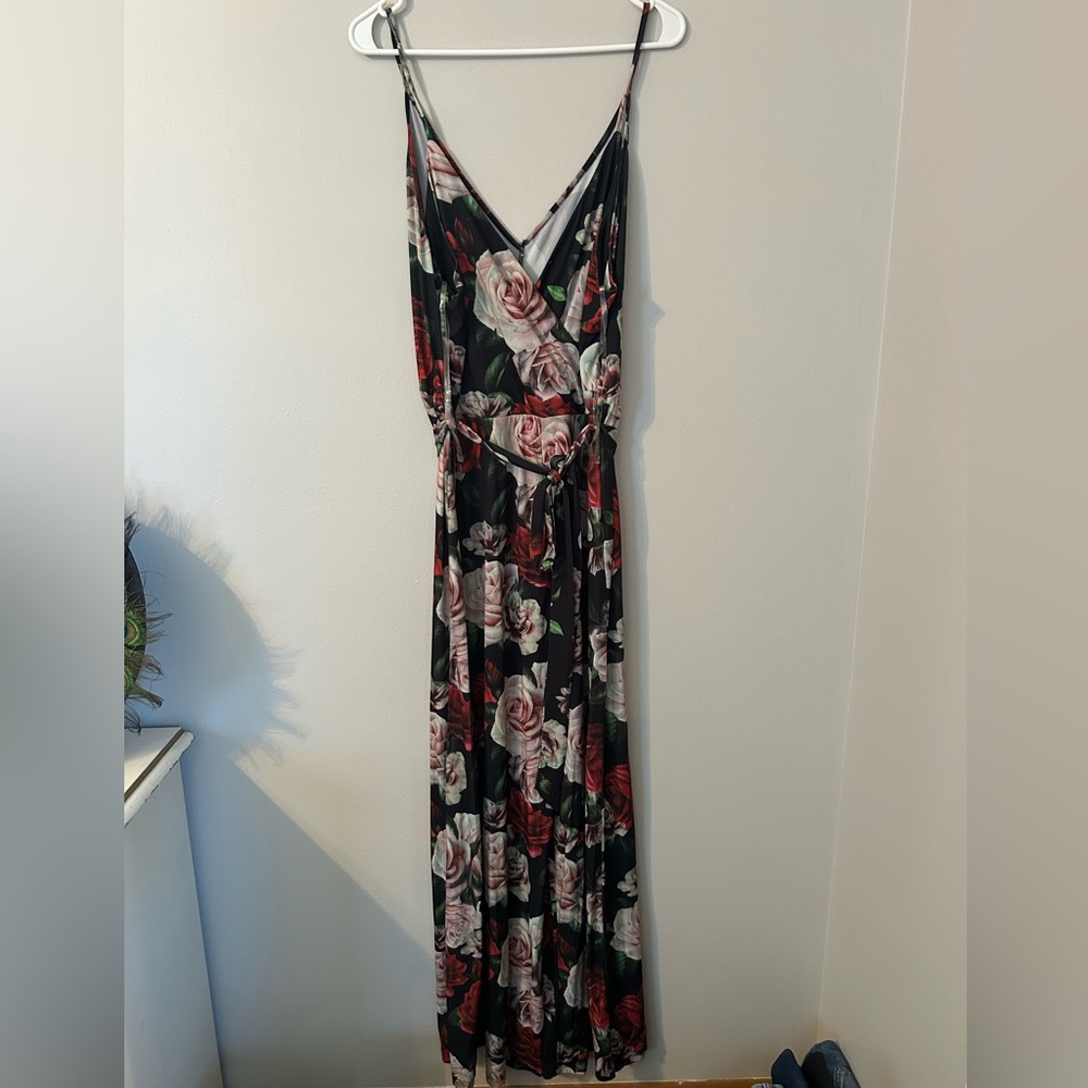 Floral Maxi Jumpsuit
